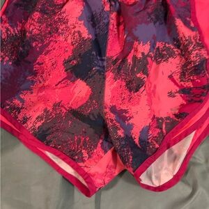 Nike Women's Vibrant Pink and Navy Shorts size XS